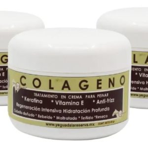 3 Pieza Colágeno Chico Yeguada La Reserva 100% Original Yeguada la Reserva Colageno Yeguada la Reserva Hidratación Acondicionador (Incluye: Es kit)