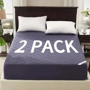 Kit 2 Protectores Colchon Impermeable Bedlore Cama Lavable