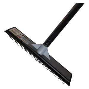 Escoba Pro 2 En 1 Cerdas De Hule Con Jalador Líquidos Y Pelo