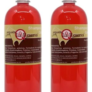 2 Shampoo Del Caballo Rojo Para Uso Humano Yeguada Reserva Yeguada la Reserva Original Yeguada la Reserva Shampoo yeguada Rojo Shampoo (Incluye: Es kit)